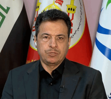 الزيدي خلال مقابلة إعلامية