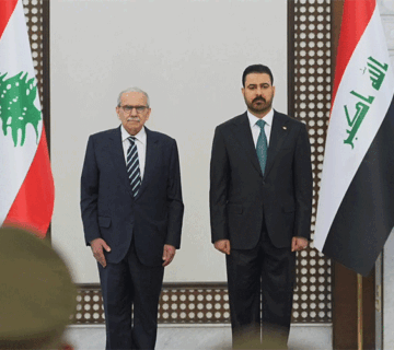 لقاء رئيسي وزراء العراق ولبنان
