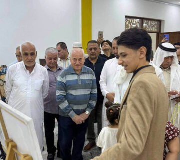 وزارة-الثقافة فعالية ثقافية في بغداد بحضور عدد من المواطنين والشباب